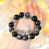 Natural Silver Stone Original Bracelet - Wisdom & Strength